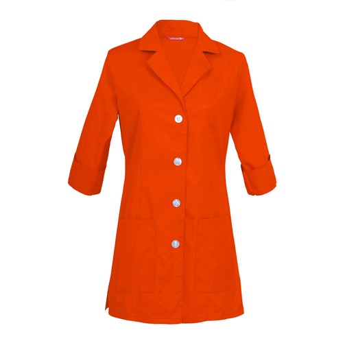 Women's 3/4 Sleeve Lab Coat - Picture 29 of 42