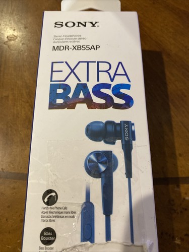Sony MDR-XB55AP - Auricolari per cuffie MDRXB50AP BLUE Extra Bass | eBay
