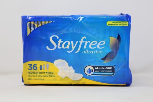 Stayfree Ultra Thin Regular Pads w/ Wings, Multi-Fluid Protection, 36ct (2-Pack) - Bild 3 von 6