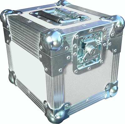 7'' Single 100 Swan Flight Case Vinyl Record Box (White Rigid PVC)