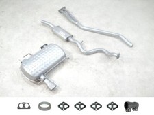 Auspuff Set NEU für BMW 3er E90 E91 320i 320si Mitteltopf Endtopf Anbauteile 