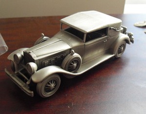 danbury mint pewter cars