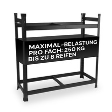 ALL Premium Reifenregal 8 bis 18 Reifen ideal für Garage, Lager, Keller