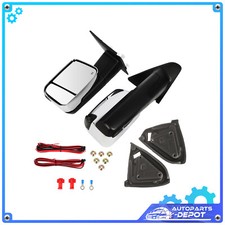 Chrome Power Heated Turn Signal Tow Mirrors For 02-08 Dodge Ram 1500 2500 3500