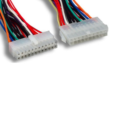 20 Pin ATX Power Supply on 24 Pin Motherboard 20 Pin male to 24 Pin ...