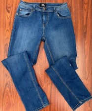 Quicksilver Jeans Boys 29 Denim Pants Blue Washed