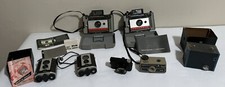 Vintage Lot 7 Cameras Kodak Polaroid Pickwick Brownie Hawkeye Land Camera Mixed