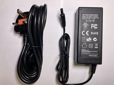 Benq FP794 LCD TV Monitor 65w 12 V Netz 5A AC-DC Netzteil Adapter UK