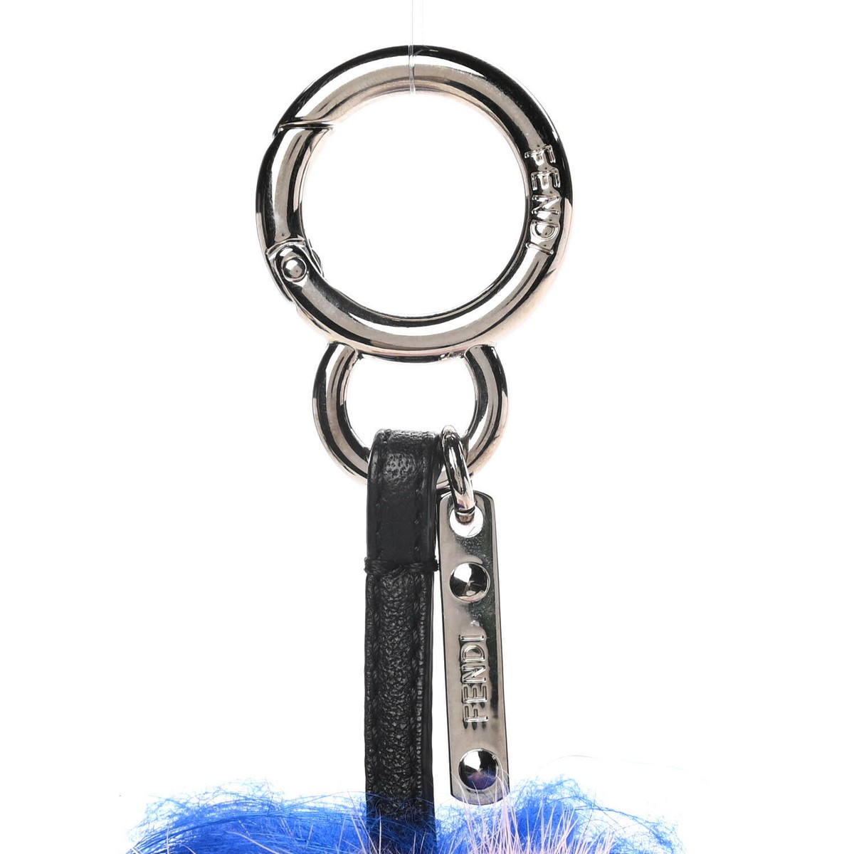 FENDI Piro Chan Fendirumi Bag Mink & Swarovski Crystal Bag Charm