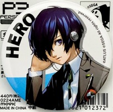 PERSONA 3 RELOAD Hero Yuki Makoto Character Tin Badge Collection