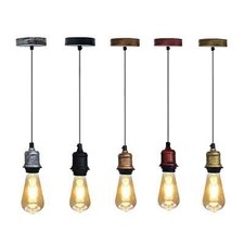 Vintage Lampenfassung Pendelleuchte 1m Hängelampe Retro Lampe Birne Fassung E27