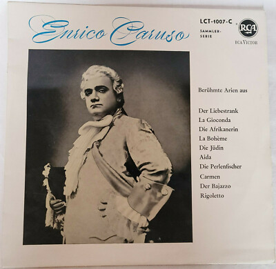 Schallplatte Enrico Caruso, Berühmte Arienaus...RCA
