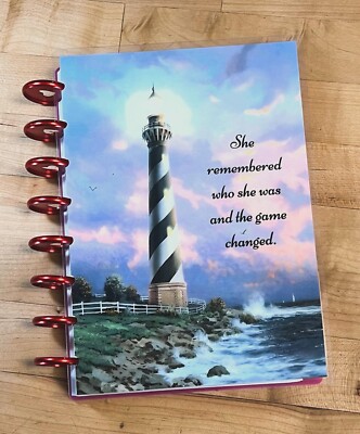 Lighthouse with Quote Cover Set 4 use w/ TUL/Arc (8 disc) Planner~