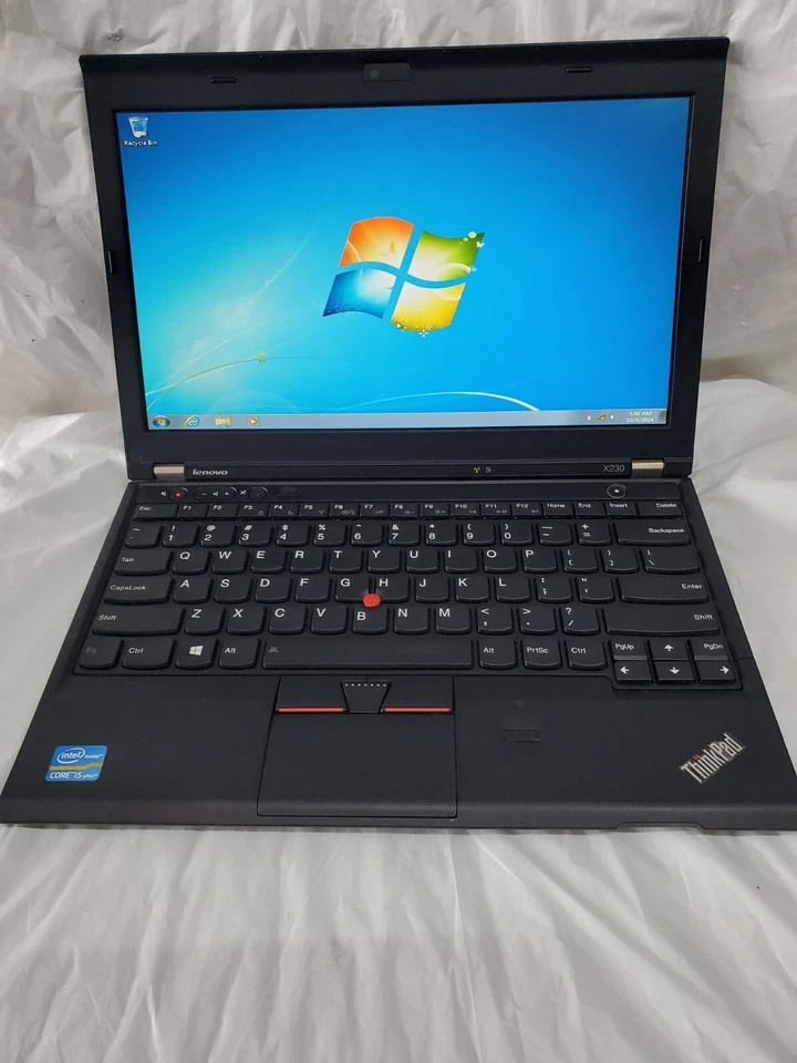 Lenovo ThinkPad X230 12" Core i5-3320M 2.6GHz 8GB 250 GB SSD Webcam Win 7  Pro  - Image 2 of 4