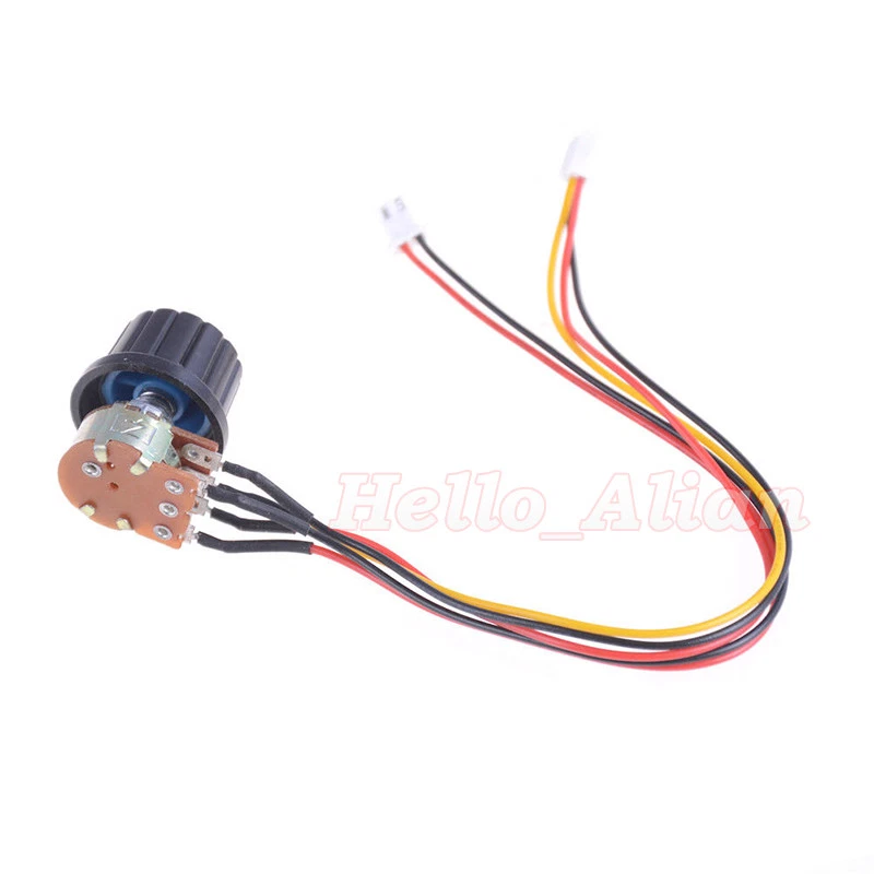 10K OHM Linear Taper Rotary Potentiometer Pot 10KB B10K ON OFF Switch Portable - Image 3 of 4