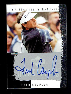 Fred Couples 2003 Upper Deck Renditions Signature Exhibit Autograph Auto #FC