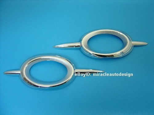 MARCO DE CUBIERTA DE FARO ANTINIEBLA DELANTERO CROMADO 2 PIEZAS PARA MERCEDES BENZ W211 CLASE E 2006-2009 - Imagen 6 de 6