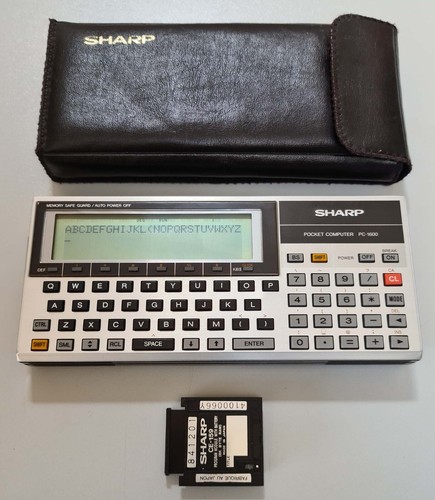 SHARP PC-1600, very nice, in working order