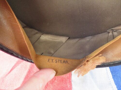 1950's KC British Army Royal Engineer's Officer's Peaked Cap, Size 57-58 cm - Picture 13 of 15