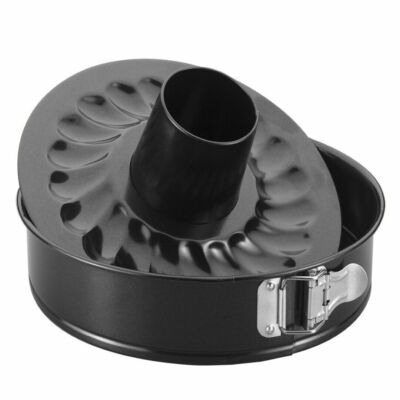 Gebkiiy Set 3 Tortiere A Cerniera Springform - Antiaderenti 18, 20, 24 Cm In Acciaio Al Carbonio Per Cheesecake E Torte
