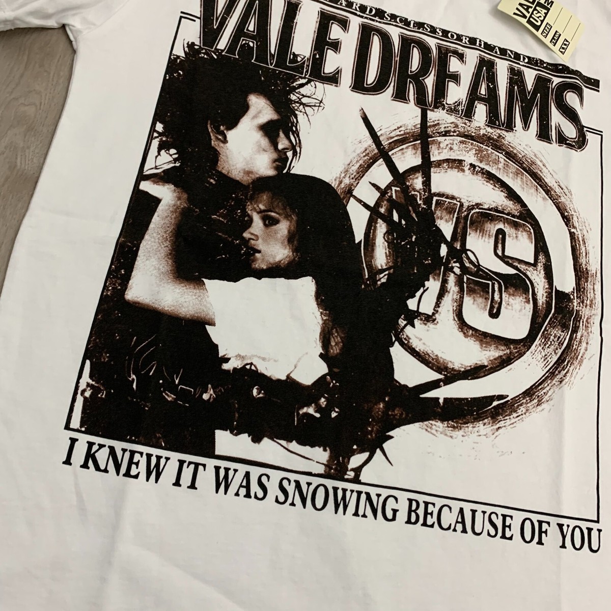 VALE FOREVER T Shirts ヴィンテージ Tシャツ SCISSORHANDS TEE Buy Vale Forever Scissorhands Tee 'Daffodile' - VALE 05 002