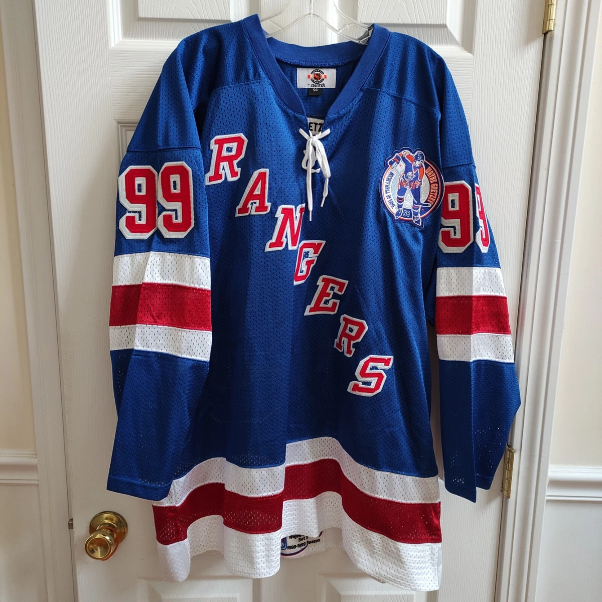 Wayne Gretzky's New York Rangers jersey from his final ever NHL