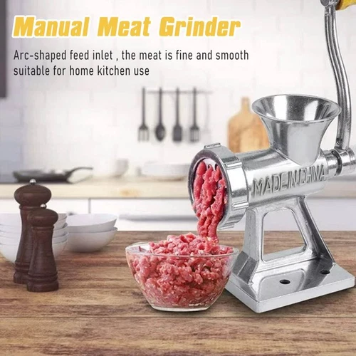 Heavy Duty Meat Grinder Mincer Stuffer Manual Sausage Filler Sauce Maker Machine - Picture 5 of 12