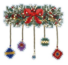 Cross Stitch Kit  Mill Hill 2022 Winter Holiday Garland MH18-2232