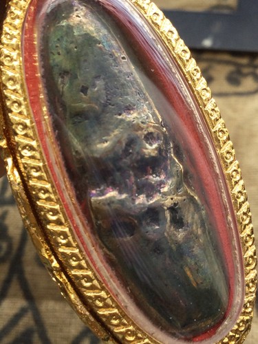 Magic Grün Leklai Metall Charm Anhänger Glückliches Leben kraftvoll Thai Buddha Amulette - Bild 6 von 7