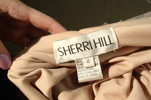 W214 SHERRI HILL RED SZ 4 $599 LACE FORMAL BLACK TIE PROM FORMAL DRESS GOWN - Picture 12 of 12