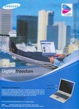 Samsung X10 Notebook 2003 Magazine Advert #3173