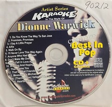 90212 DIONNE WARWICK     CHARTBUSTER   KARAOKE  LOT VA