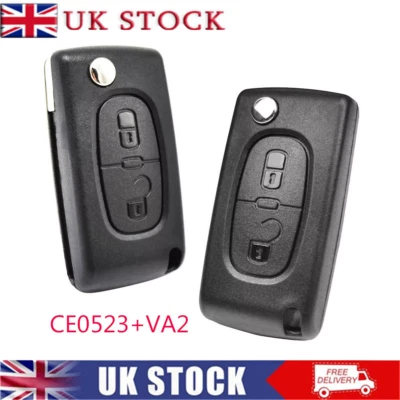QNGENET Remote Car Key Shell Fob For Citroen C2 C3 Picasso C4 C8 Dispatch VA2 CE0523