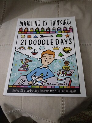 Doodling Is Thinking! 21 Doodle Days A Visual Learning Workbook Diane Bleck EUC