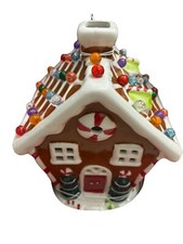 Lighted Christmas Ceramic Gingerbread House