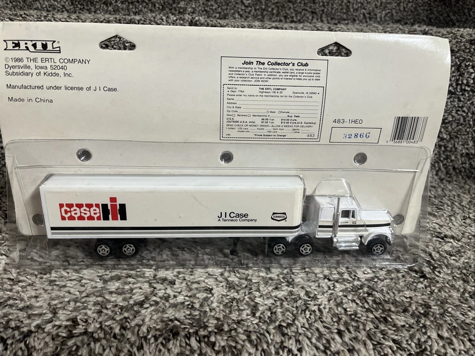 Ertl 1:64 Case IH Parts Express Semi Tractor Trailer J I Case A Tenneco Company - Image 4 of 4