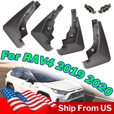 4Pcs Set Molded Mud Flaps Splash Guards Mudguards For Toyota RAV4 XA50 2019-2023