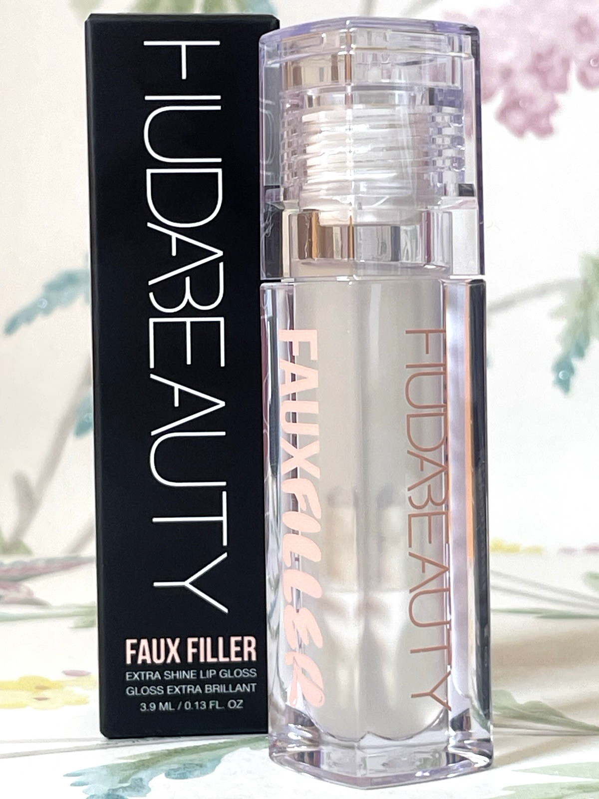 Huda Beauty Unisex Infant Glassy Fauxfiller Extra Shine Lip Gloss - Image 3