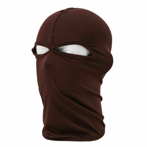 Mascarillas de esquí de refrigeración de 1/2 orificios protección solar UV capucha motocicleta pasamontañas máscara facial - Imagen 29 de 45