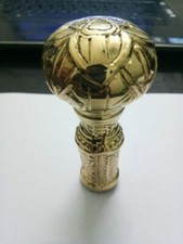 Antique Designer Golden Finish Ball Knob Handle For Walking Stick Canes Shaft