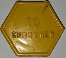 GREAT BRITAIN- 10 GROSCHEN, BRITISH ARMED FORCES, NAAFI TOKEN FOR AUSTRIA- RARE!