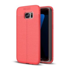 Custodia cellulare per Samsung Galaxy S6 custodia protettiva portafoglio cover 360 custodia bumper rossa