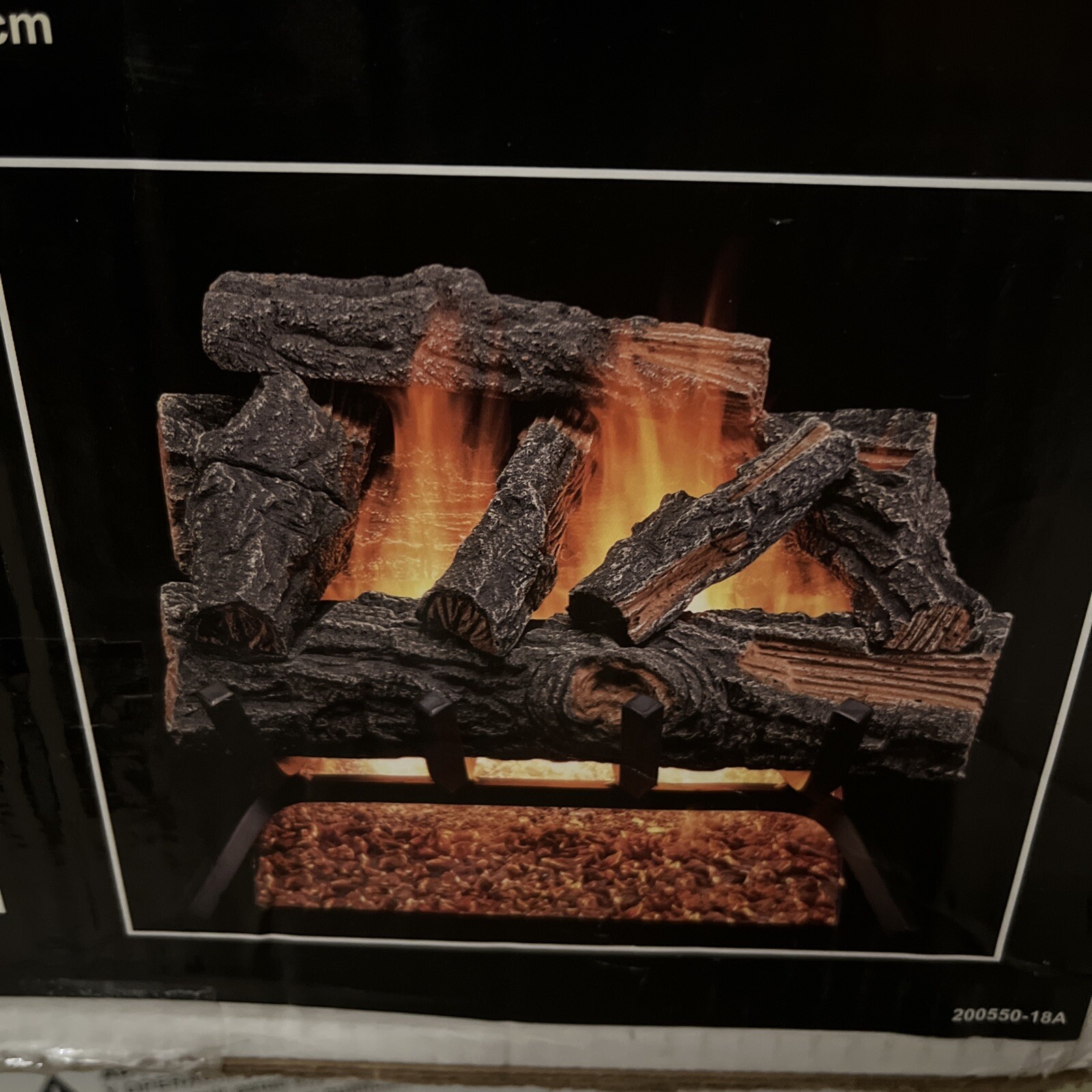 HearthSense Vented Natural Gas Log Set 18u0026#034; 45,000 BTU Match Light  Mountain Oak | eBay