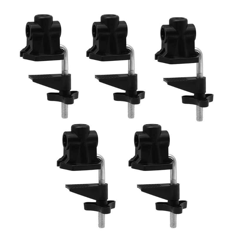 5 Pcs C Clamp, Desk Lamp Clip Mounting Table Base Clamp for Desk Lamp