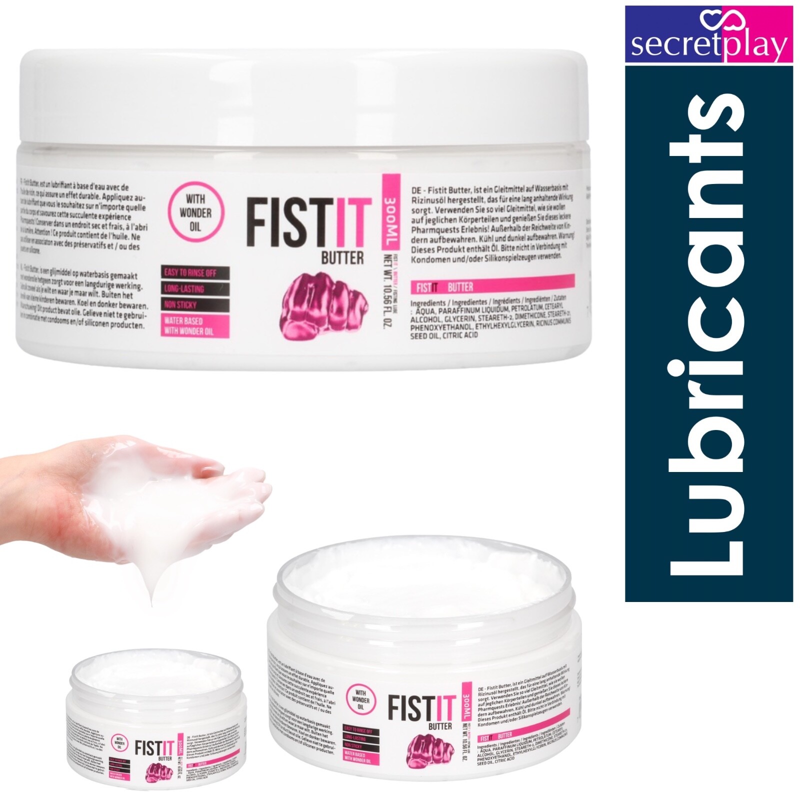 Pharmquests Fist It Water Based Sliding Butter 300ml | Fisting Lube