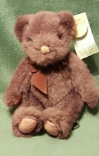 RUSS Mauve Teddy Bear Corduroy Feet 1836 Plush Stuffed Animal Toy 6" w/ Tags