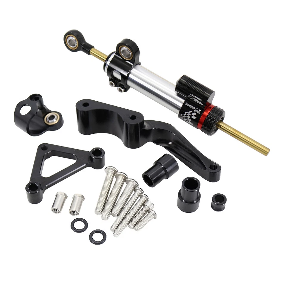 Kit de montaje de amortiguador y soporte estabilizador de dirección para Ducati Monster 696 796 795 08- Foto 2 de 4