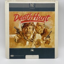 CED Videodisc Laserdisc Death Hunt Charles Bronson Lee Marvin Carl Weathers 1981