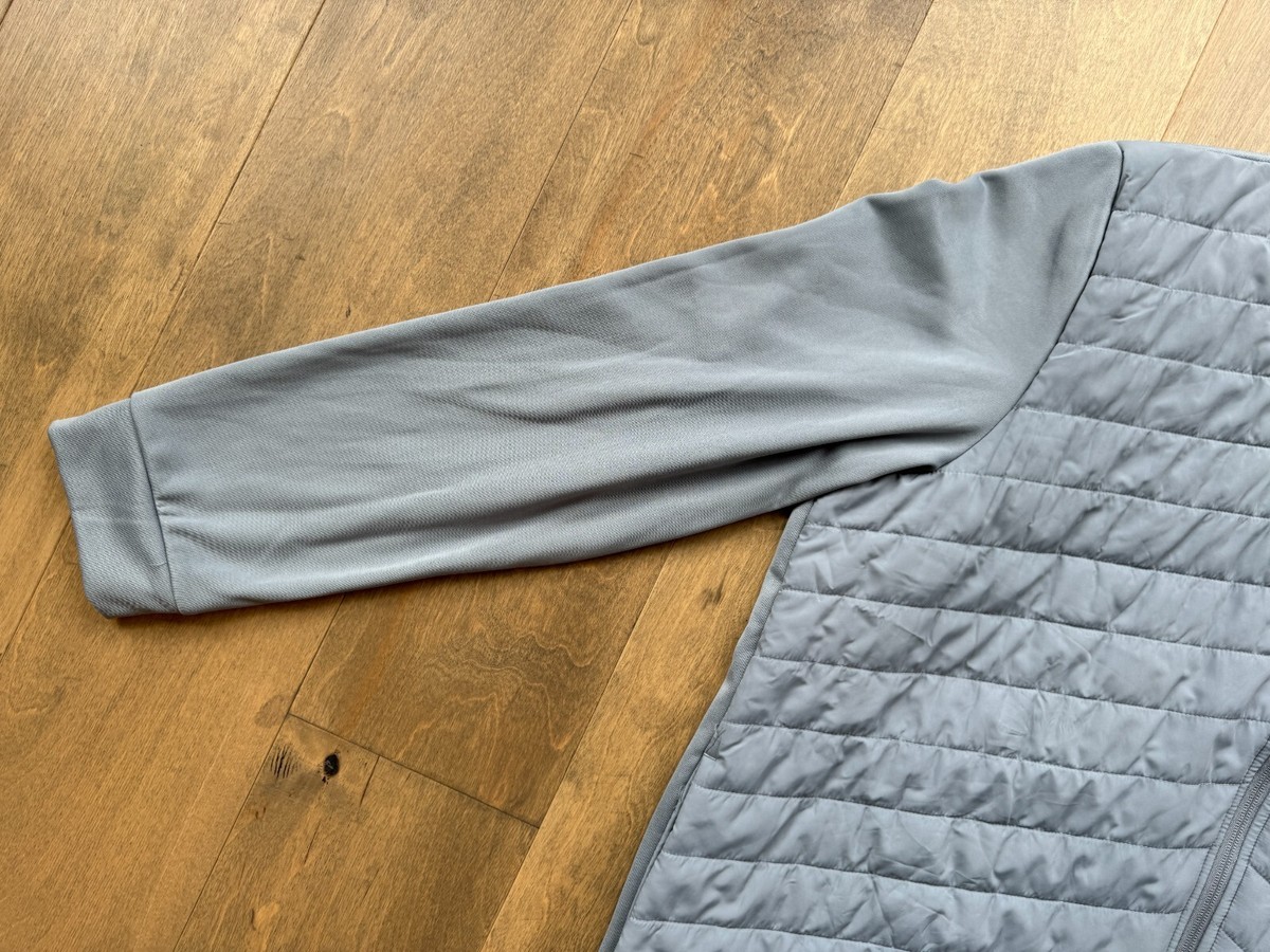 Callaway Golf Full Zip Quilted Puffer Jacket Tradewinds Gray Callaway Golf Full Zip Quilted Puffer Jacket Tradewinds Gray