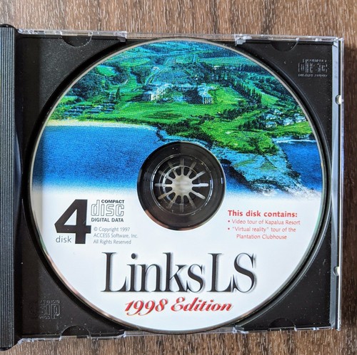 Repuesto de discos de juego Links edición LS 1998 2-4 PC - Imagen 4 de 4
